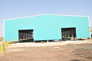 Industrial Colored Steel Shed Manufacturers in Pune